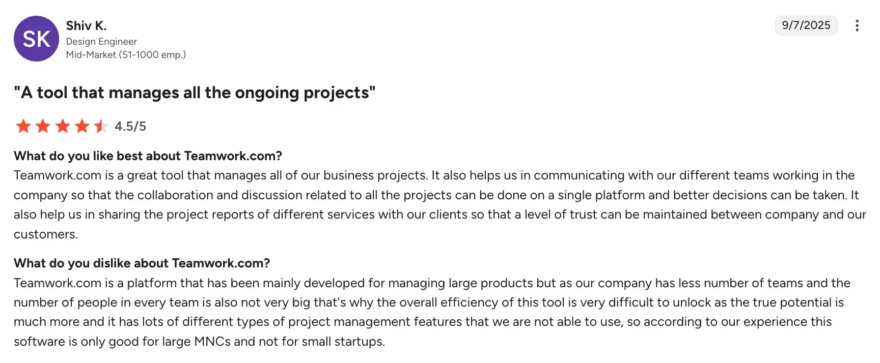 Structured external collaboration feature for teams