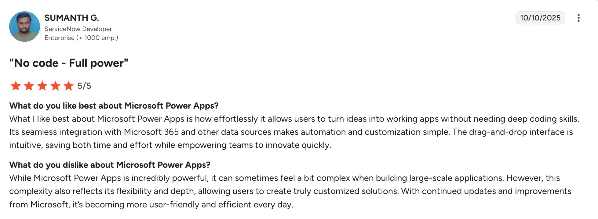 Workflow complexity in Power Apps cons