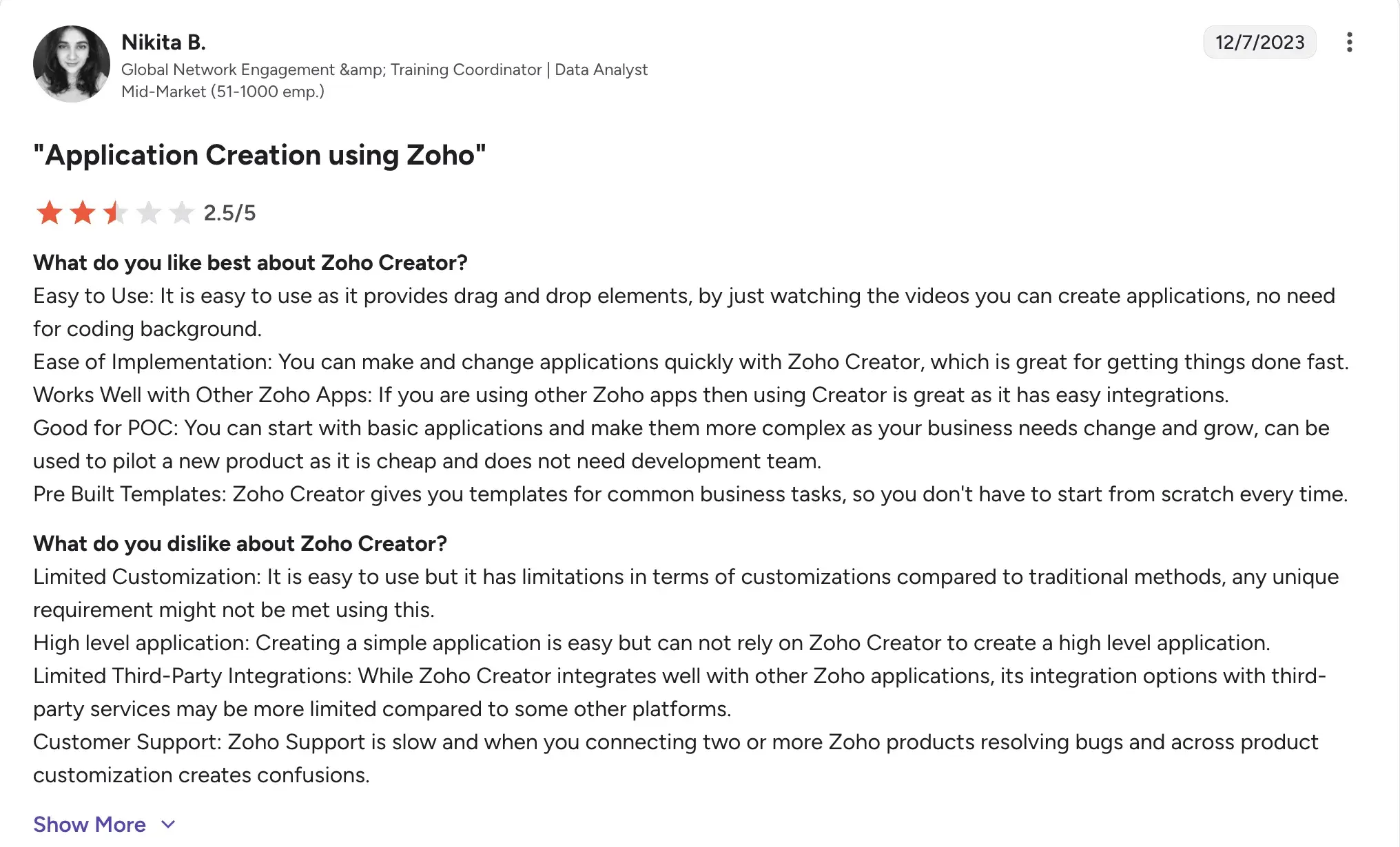 Zoho Flexible scripting pricing and features